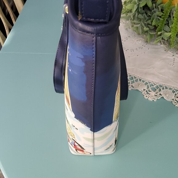 Talbots Christmas in Central Park, NYC Tote - Picture 9 of 10